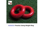 AGXGOLF; GOLF CLUB PRACTICE SWING WEIGHT RING:  FAST WARM UP: USE on MOST ANY CLUB!
